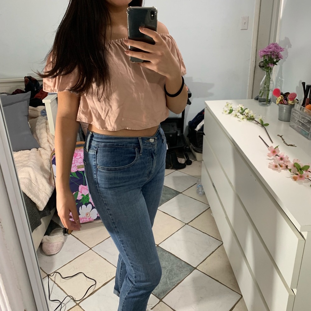ROSE GOLD CROPPED TOP